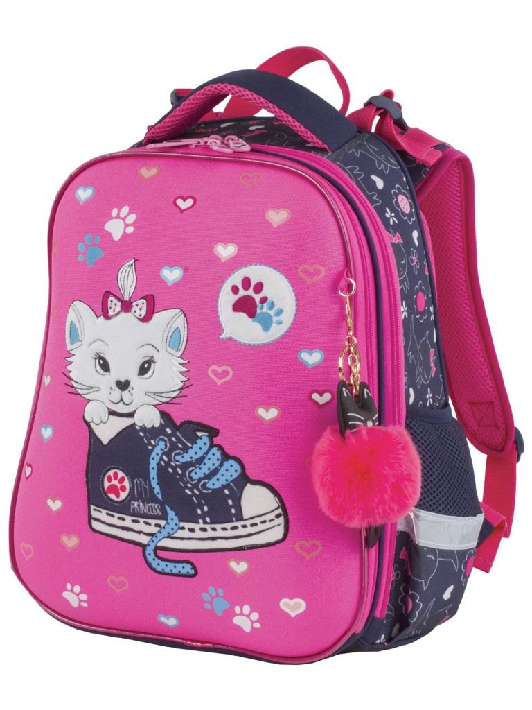 фото Рюкзак brauberg premium kitten & sneakers 380x290x160mm 228784