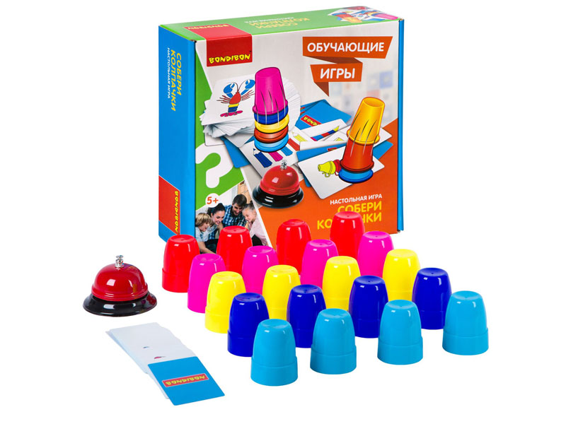 

Настольная игра Bondibon Скоростные колпачки BB2419, Скоростные колпачки