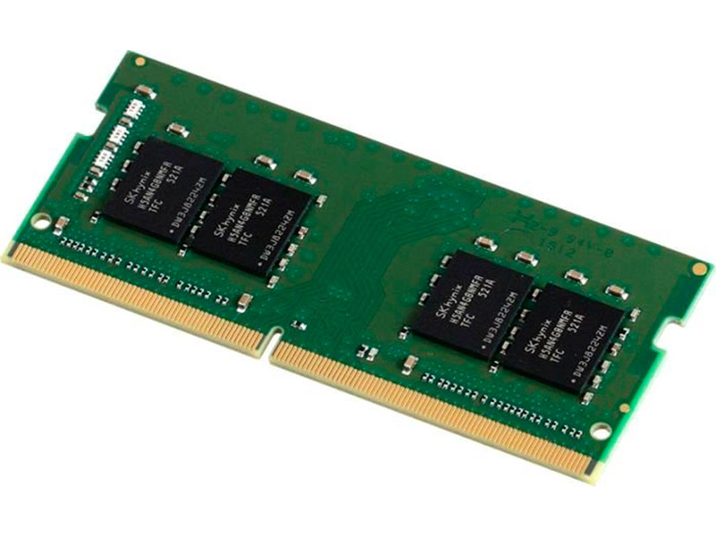 Модуль памяти Kingston DDR4 SO-DIMM 2666MHz PC-21300 CL19 - 8Gb KVR26S19S8/8 модуль памяти transcend 8gb u dimm ddr4 2666мгц 1rx16 cl19 1 2v