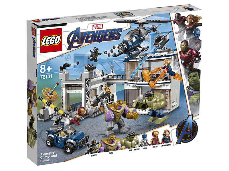 

Конструктор Lego Marvel Super Heroes Битва на базе Мстителей 699 дет. 76131, 76131