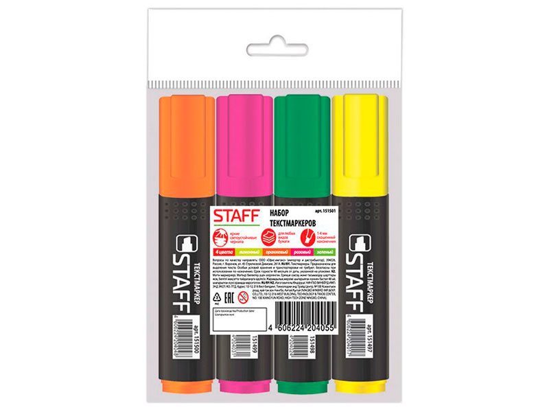 

Маркер Staff Stick 1-4mm 4шт 151501, 151501