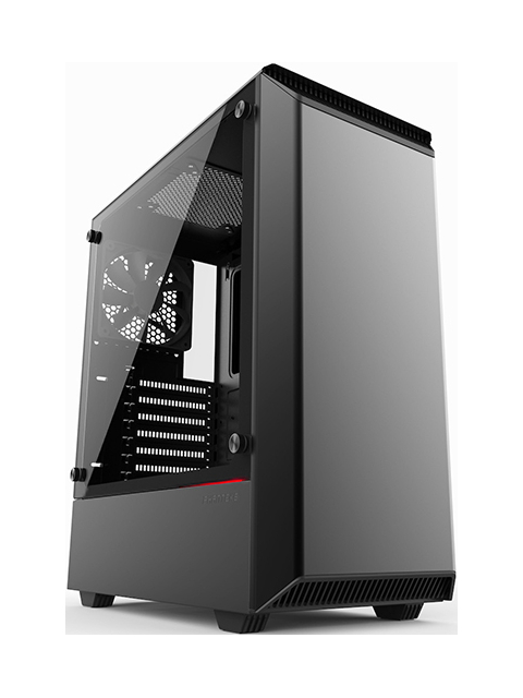 фото Корпус phanteks eclipse p300 tempered glass без бп black-red ph-ec300ptg_br