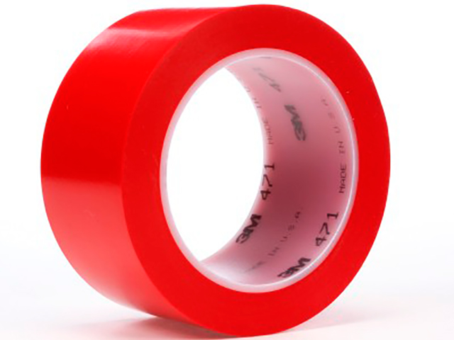 

Клейкая лента 3M 471 50mm x 33m Red 4000009158, 471 4000009158