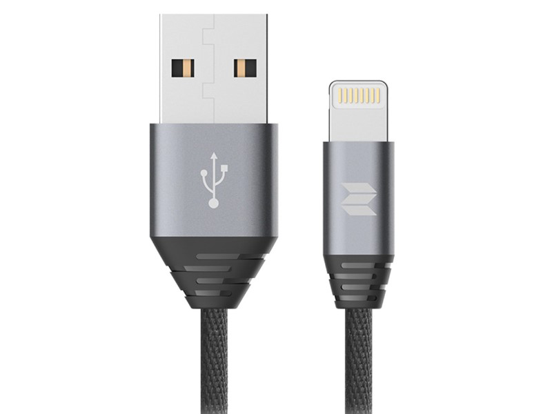 фото Аксессуар rock space lightning m5 metal cable black rcb0509 76928