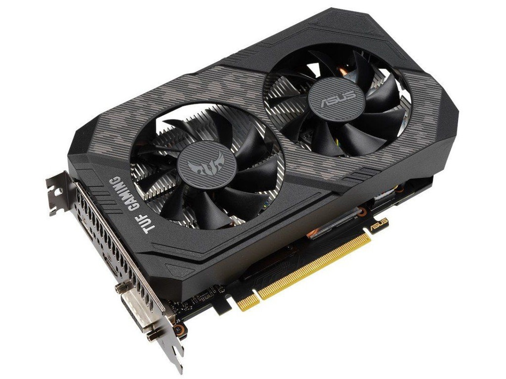 фото Видеокарта asus tuf geforce gtx 1660 super oc edition 1530mhz pci-e 3.0 6144mb 14002mhz 192 bit hdcp dp hdmi dvi tuf-gtx1660s-o6g-gaming