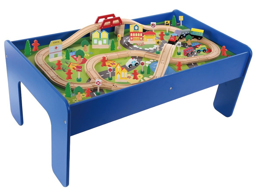 фото Игровой стол sandstol для деревянной железной дороги жд2