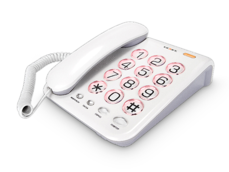 Телефон teXet TX-262 телефон проводной texet