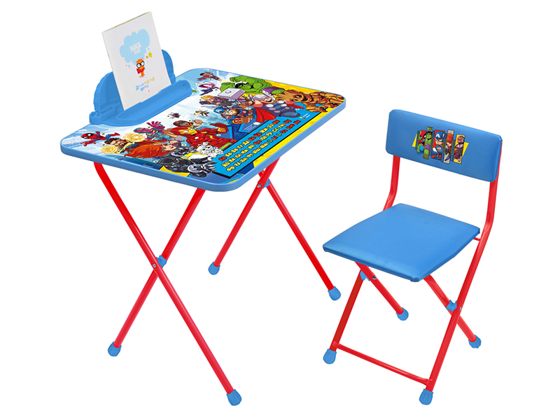 фото Набор детской мебели nika с супергероями от marvel д2м2