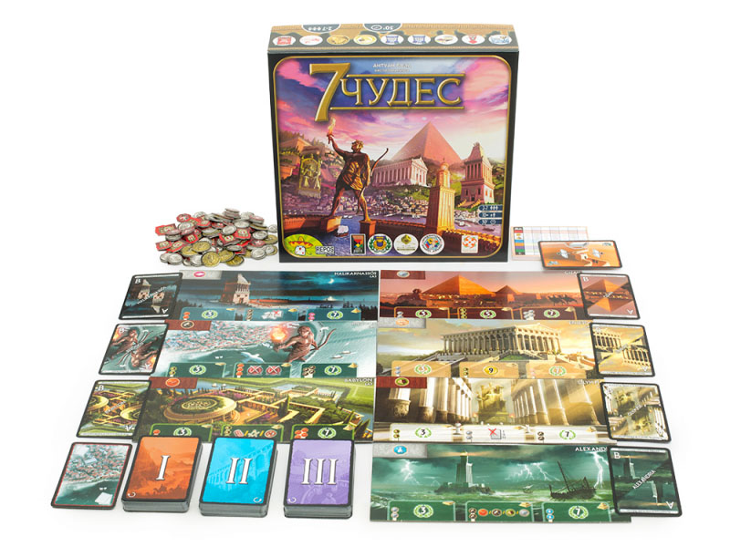 фото Настольная игра asmodee 7 чудес бп000008280