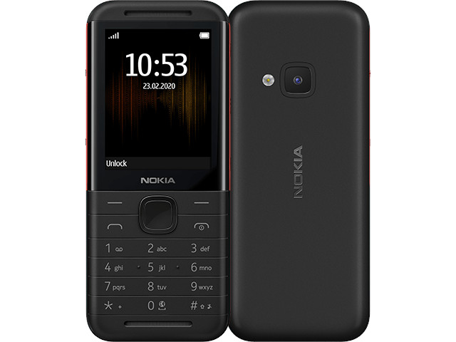 Сотовый телефон Nokia 5310 (2020) Dual Sim Black-Red сотовый телефон nokia 2660 ta 1469 dual sim blue
