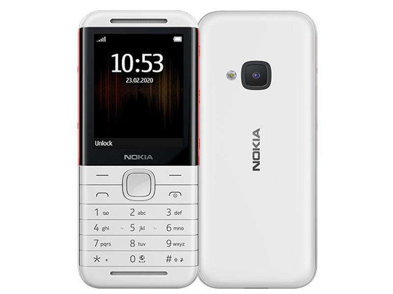 Сотовый телефон Nokia 5310 (2020) Dual Sim White-Red сотовый телефон nokia 150 2020 dual sim red