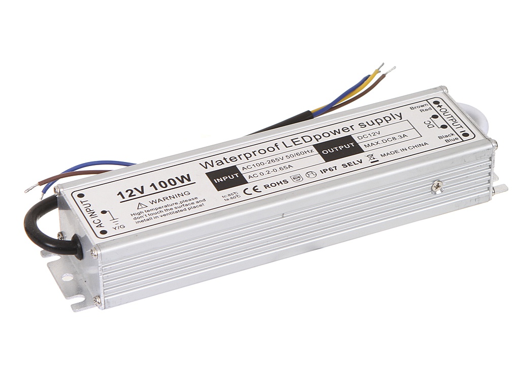 фото Блок питания urm sls-n-100w 12v 8.3a ip67 с10001