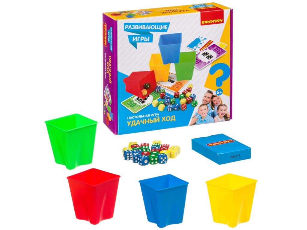 

Настольная игра Bondibon Удачный ход ВВ4173, ВВ4173