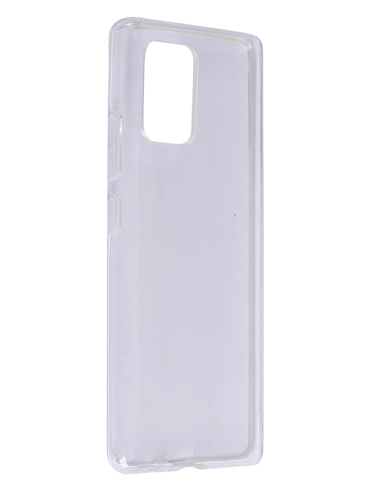 фото Чехол brosco для samsung galaxy s10 lite silicone transparent ss-s10l-tpu-transparent