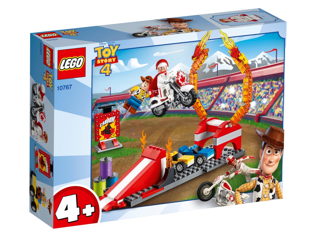 

Конструктор Lego Juniors История игрушек-4 Трюковое шоу Дюка Бубумса 120 дет. 10767, Трюковое шоу Дюка Бубумса