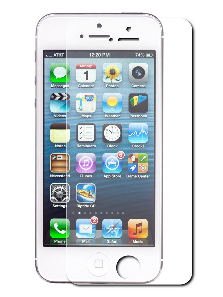 Защитный экран Red Line для APPLE iPhone 5/5C/5S/SE Tempered Glass УТ000004780