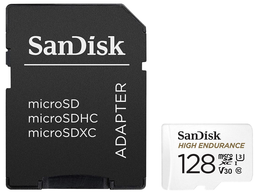 Карта памяти 128Gb - SanDisk Micro Secure Digital XC 128Gb Class 10 UHS-3 SDSQQNR-128G-GN6IA с переходником под SD карта памяти 128gb sandisk ultra micro secure digital xc uhs i sdsqunr 128g gn6mn