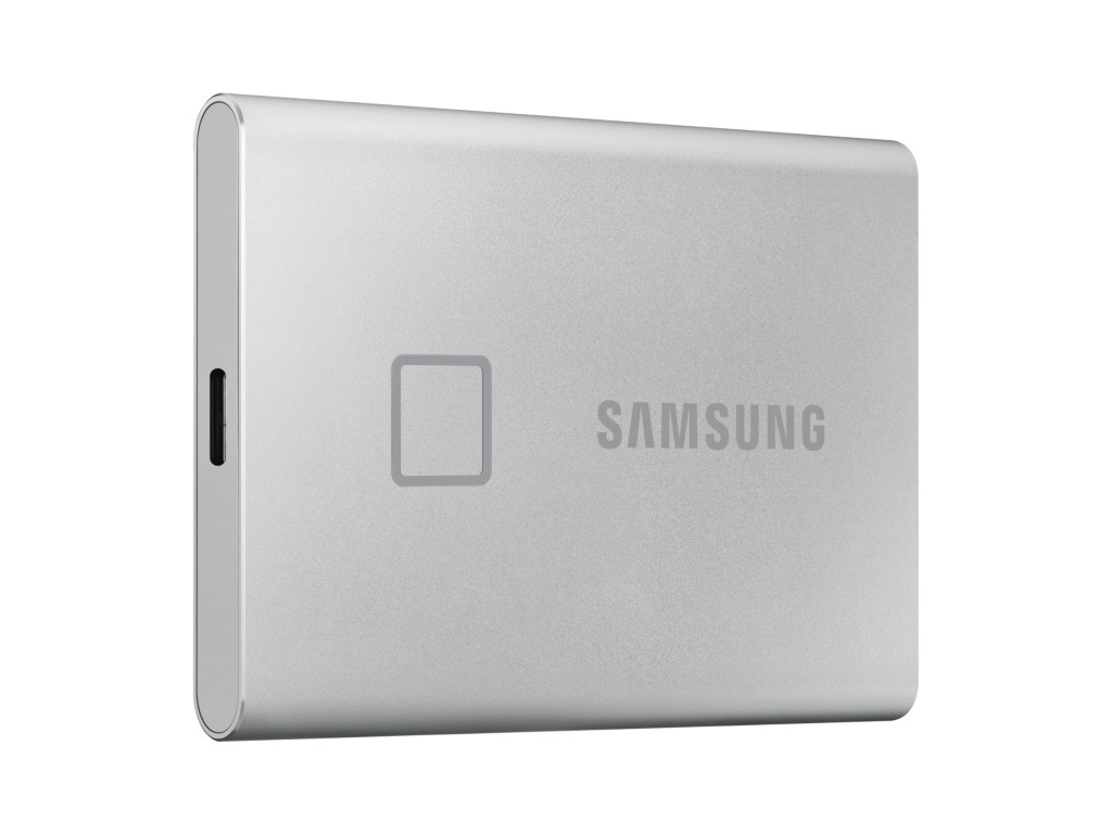 

Твердотельный накопитель Samsung External SSD 1Tb T7 Touch PCIe USB3.2/Type-C Silver MU-PC1T0S/WW, MU-PC1T0S/WW