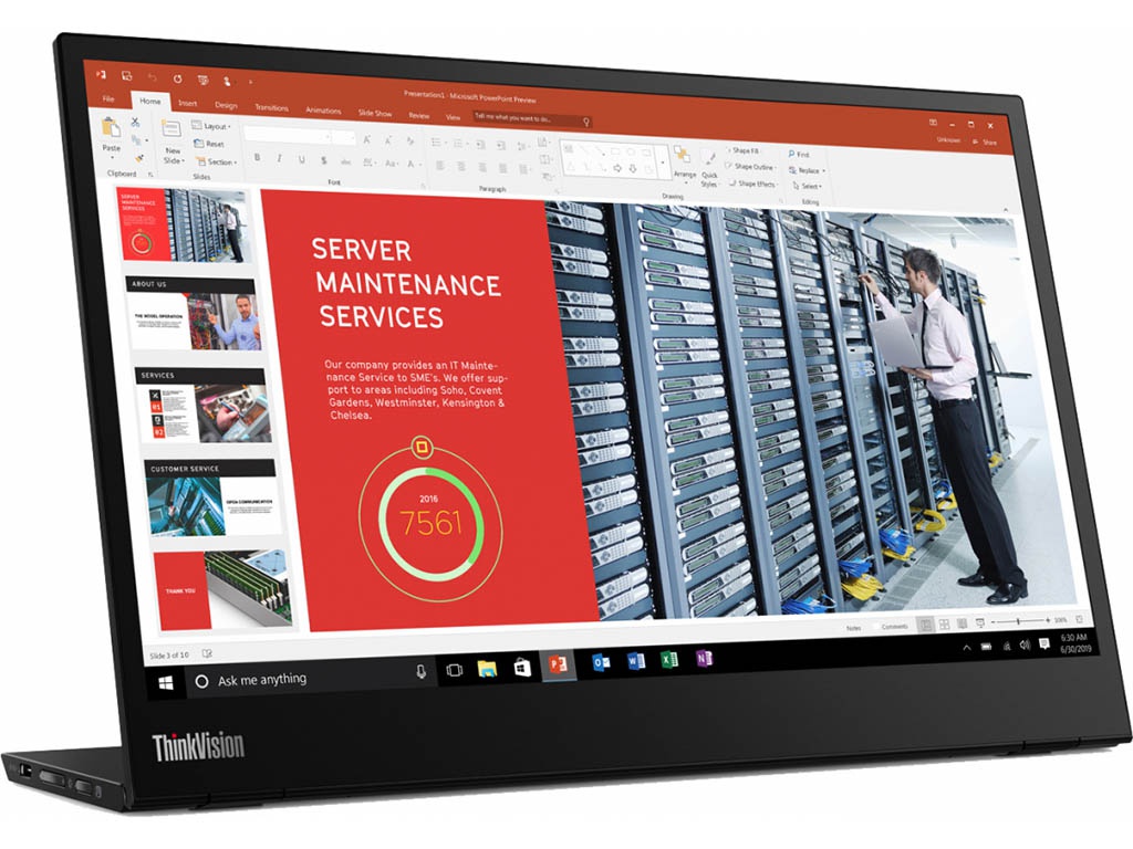 фото Монитор lenovo thinkvision m14 61dduat6eu