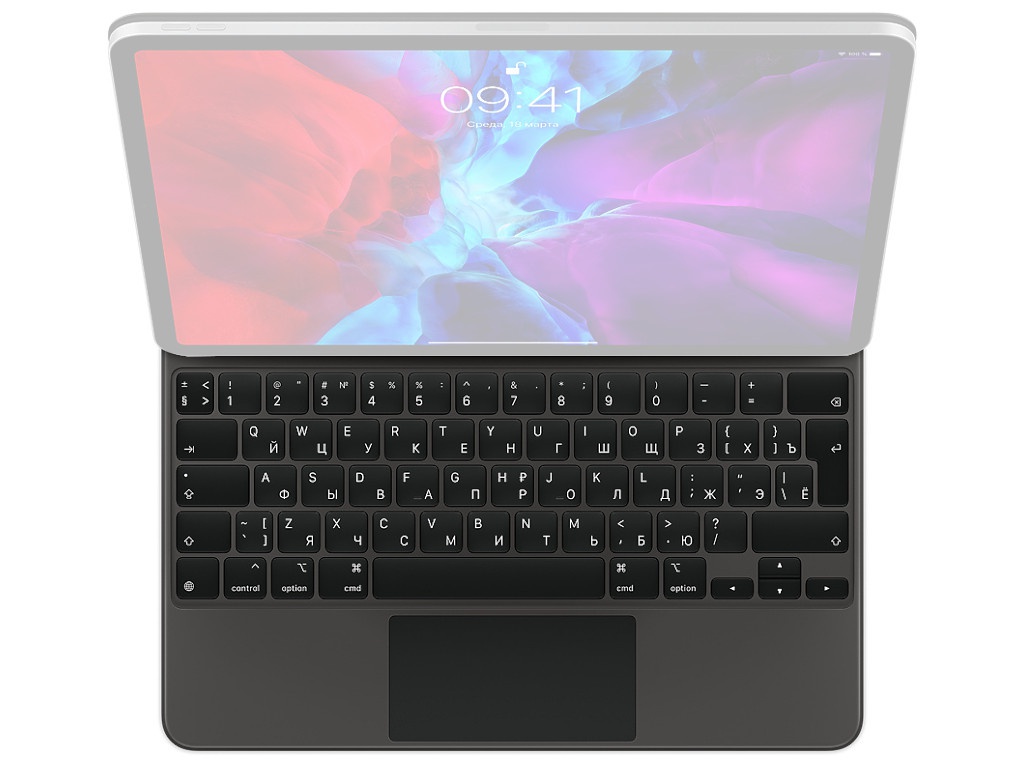 фото Чехол-клавиатура для apple ipad pro 12.9 (2020) magic keyboard mxqu2rs/a