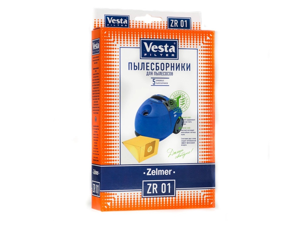 

Мешки для пылесосов Vesta Filter ZR 01, ZR 01