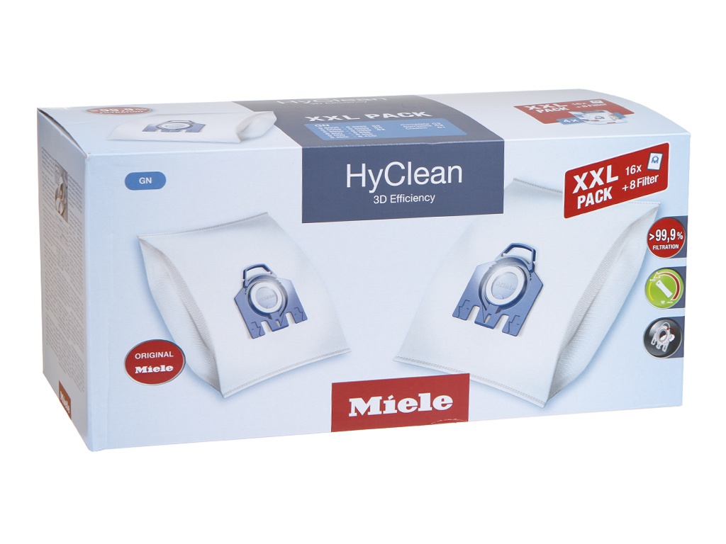 Мешки для пылесосов Miele GN XXL-Pack HyClean 3D