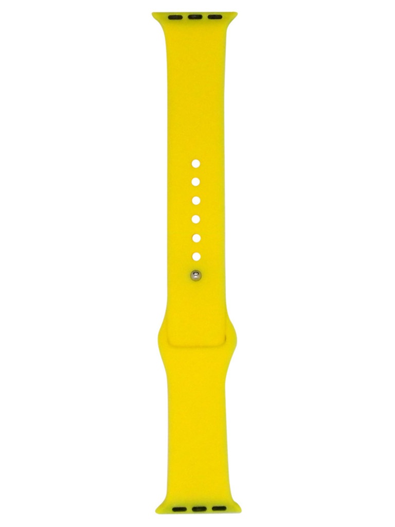 фото Аксессуар ремешок eva silicone для apple watch 38/40mm yellow ava001y