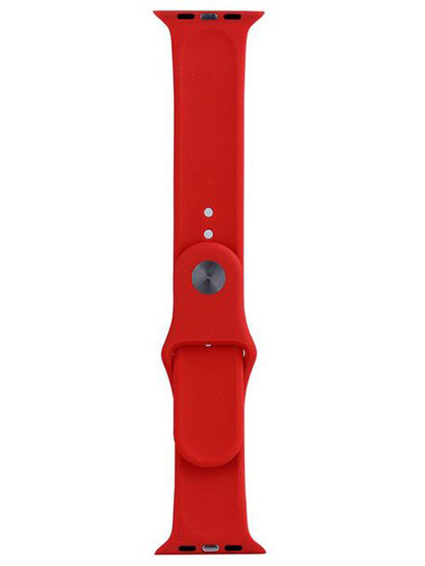 фото Аксессуар ремешок eva silicone для apple watch 42/44mm red awa001r