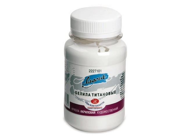 

Краска акриловая Невская Палитра Ладога 100ml Titanium 2227101, 2227101