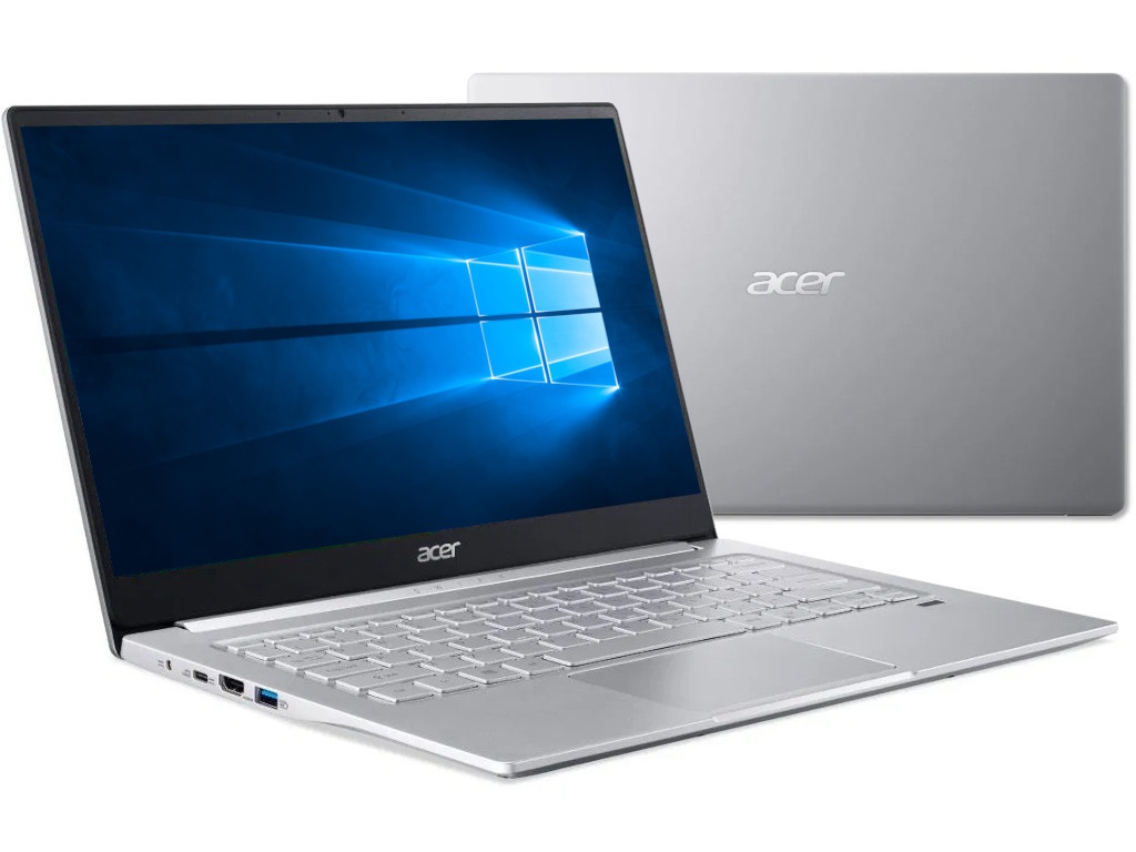 фото Ноутбук acer swift 3 sf314-42-r4vd silver nx.hseer.008 (amd ryzen 5 4500u 2.3 ghz/8192mb/256gb ssd/amd radeon graphics/wi-fi/bluetooth/cam/14.0/1920x1080/windows 10 home 64-bit)