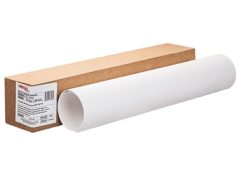 

Бумага чертежная ProMega Mega Engineer 610x860mm 5 листов 327351, 327351