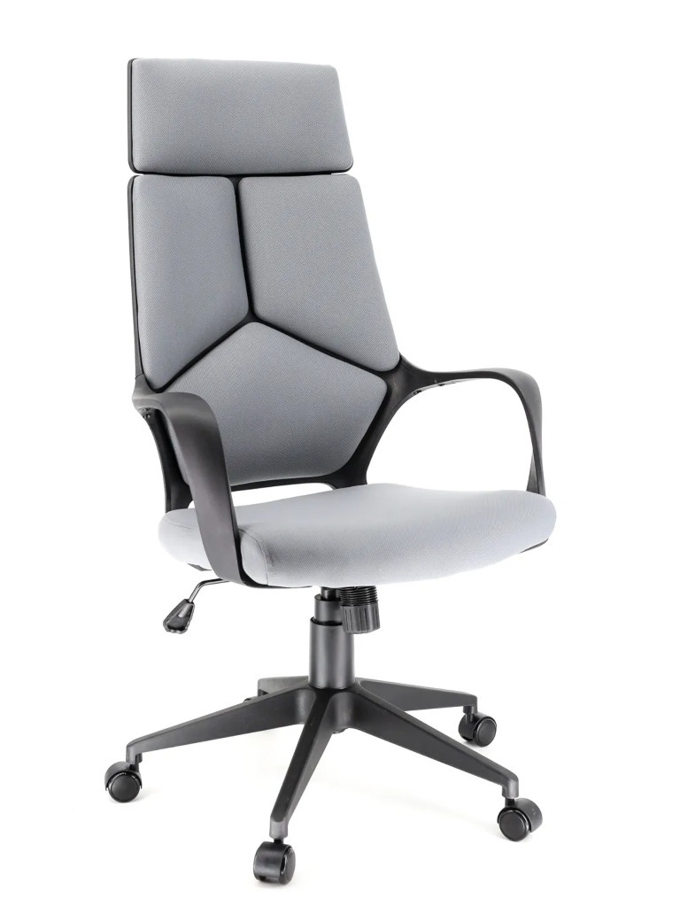 фото Компьютерное кресло everprof trio black tm ткань grey