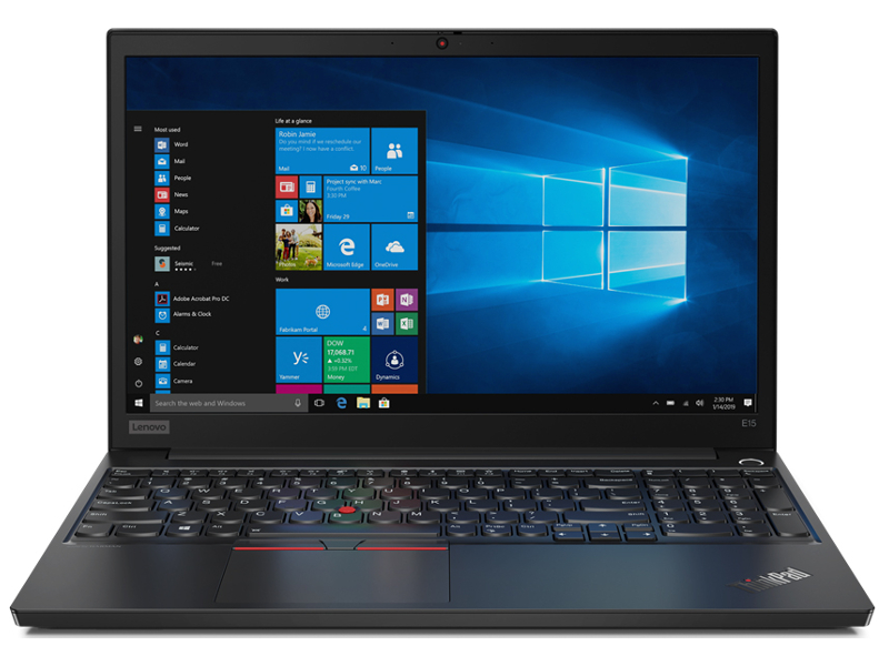 фото Ноутбук lenovo thinkpad e15 black 20rd002crt (intel core i5-10210u 1.6 ghz/8192mb/512gb ssd/intel hd graphics/wi-fi/bluetooth/cam/15.6/1920x1080/windows 10 pro 64-bit)