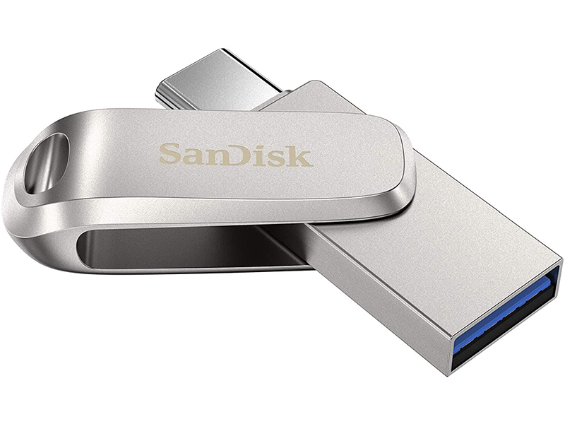 USB Flash Drive 32Gb - SanDisk Ultra Dual Drive Luxe USB Type-C SDDDC4-032G-G46 usb flash drive 32gb sandisk ultra shift usb 3 0 sdcz410 032g g46