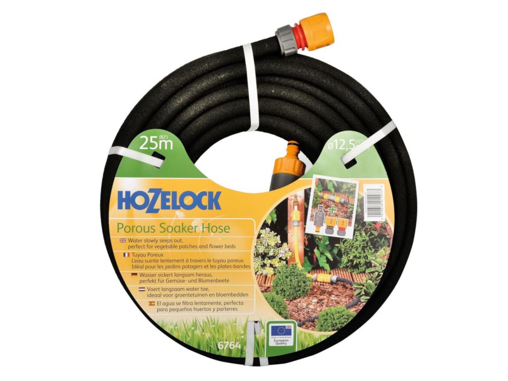 фото Шланг hozelock soaker hose 1/2" 6764, длина шланга:25 м