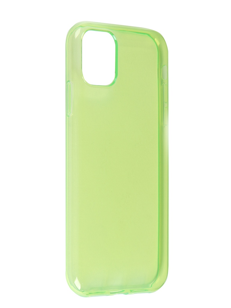 фото Чехол ibox для apple iphone 11 crystal silicone neon green ут000019738