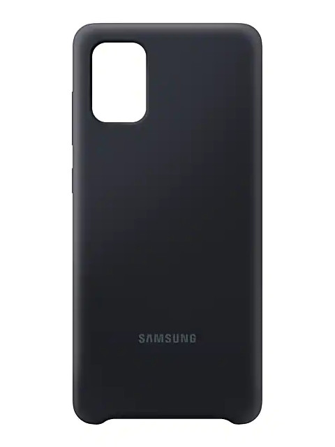 фото Чехол для samsung galaxy a71 a715 cover silicone black ef-pa715tbegru