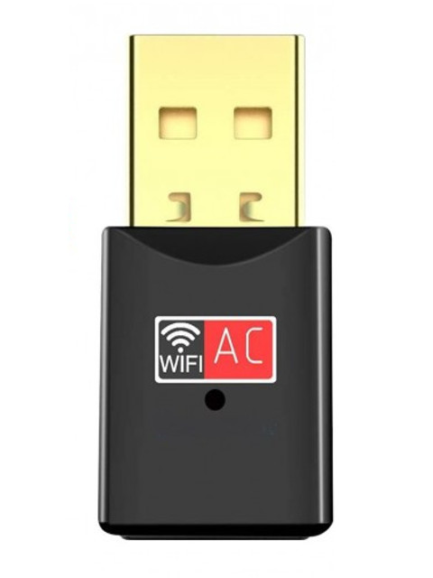 Wi-Fi адаптер KS-is USB Wi-Fi Dual Band 802.11AC KS-407 адаптер wi fi tp link ac1300mbps dual band high gain wireless usb adapter