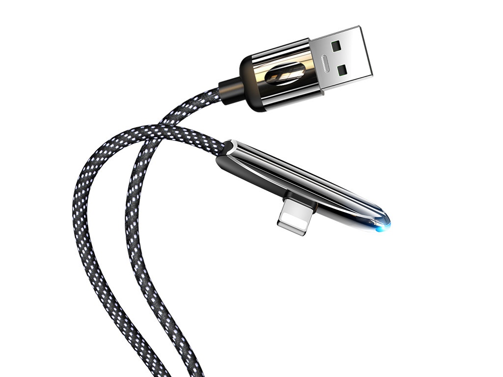 фото Аксессуар usams u34 usb - lightning black ут000019978