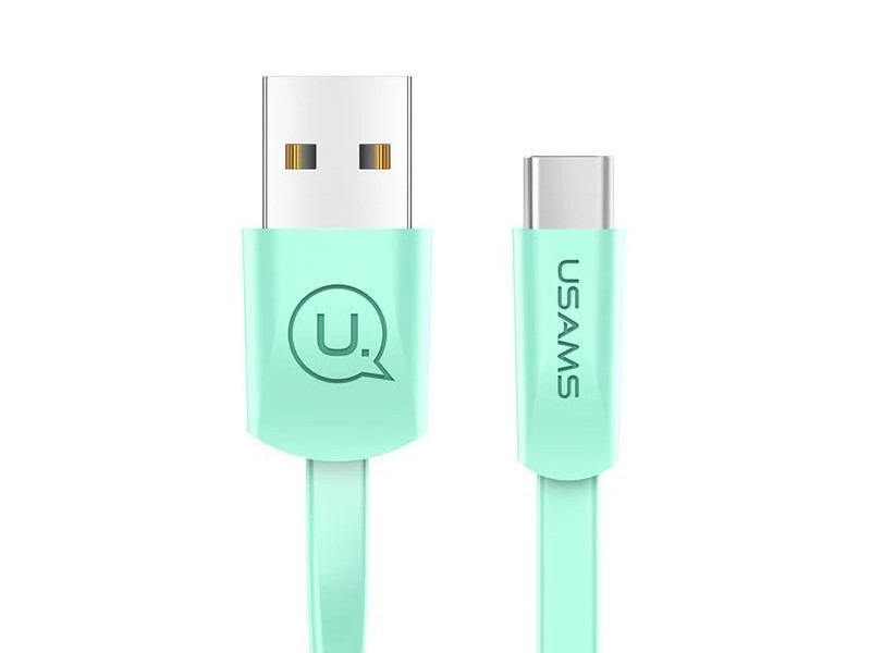 фото Аксессуар usams u2 usb - usb type-c green ут000019982