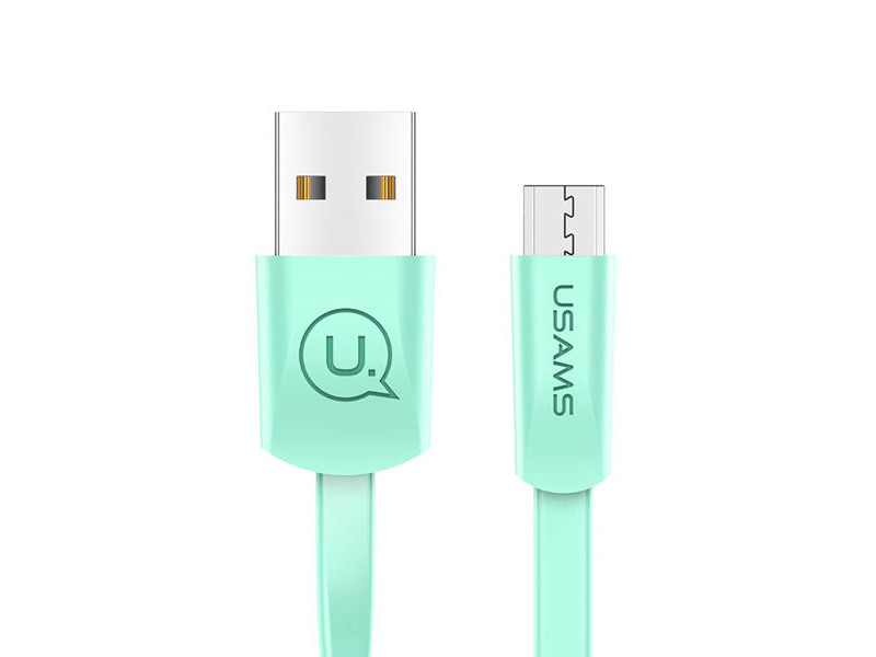 фото Аксессуар usams u2 usb - microusb green ут000019985