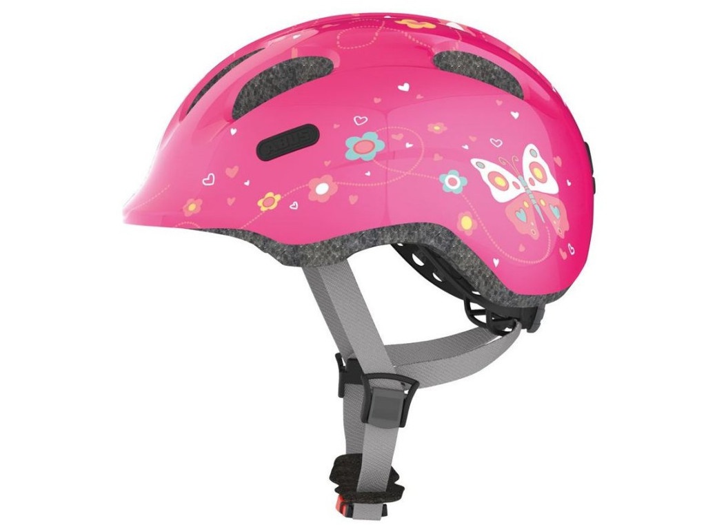 фото Шлем abus smiley 2.0 s (45-50) pink butterflies