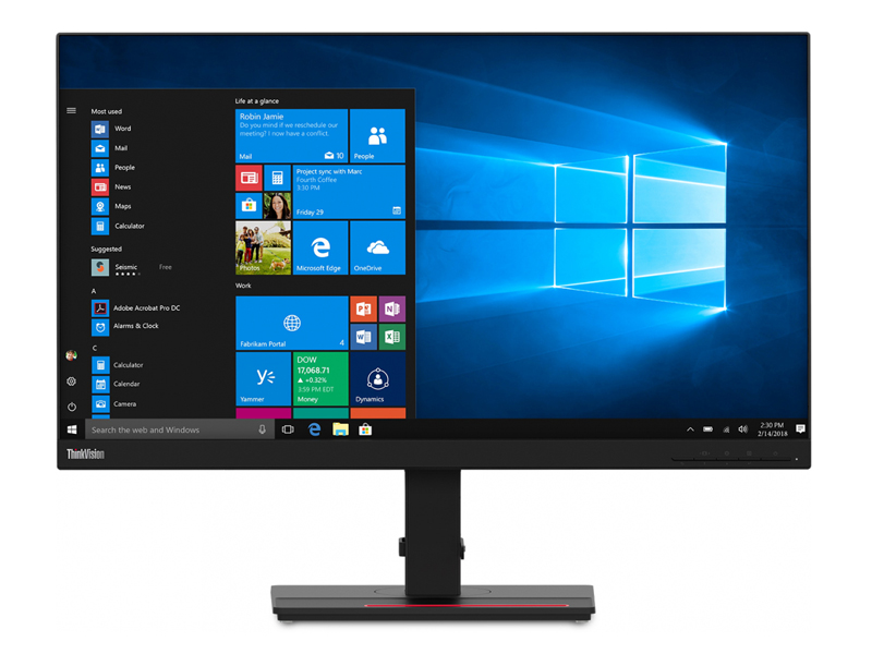 фото Монитор thinkvision t27h-20 27 lenovo