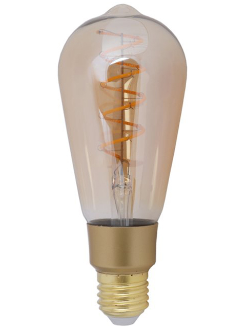 фото Лампочка zetton led smart wi-fi bulb st64sp e27 4w 2700k loft ztshlblwwe271ru