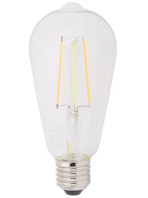 фото Лампочка zetton led smart wi-fi bulb st64 e27 6w 2200-6500k ztshlbwcwe272ru