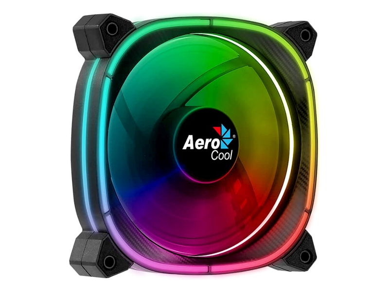 Вентилятор AeroCool Fan Astro 12 ARGB 120mm 4710562750157 блок питания aerocool 850w kcas plus gold atx argb 80 gold apfc 120mm fan color 4710562759228