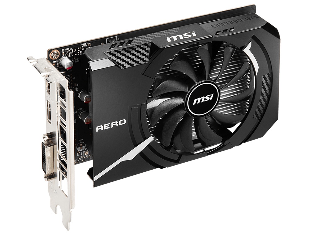 

Видеокарта MSI GeForce GTX 1650 D6 Aero ITX OC 1620MHz PCI-E 3.0 4096Mb 12000Mhz 128-bit DL-DVI-D DP HDMI, GeForce GTX 1650 D6 Aero ITX OC