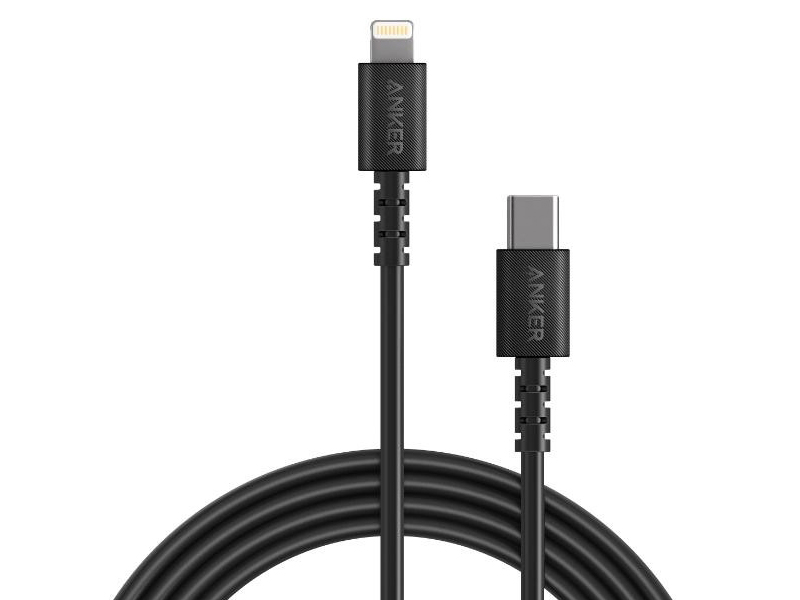 Аксессуар Anker PowerLine Select USB-C - Lightning 90cm Black A8612G11