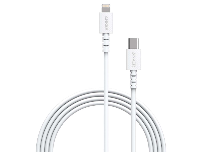 

Аксессуар Anker PowerLine Select USB-C - Lightning 90cm White A8612H21, A8612H21