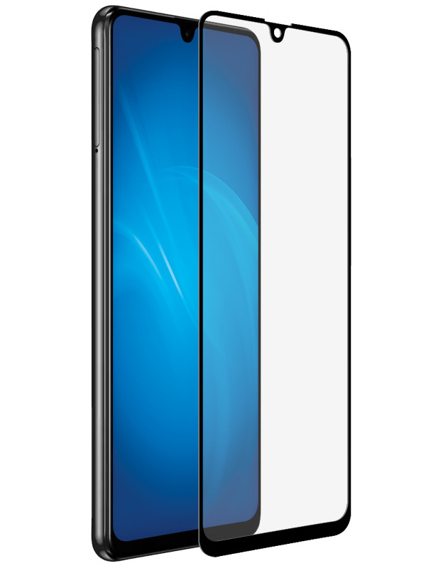 Закаленное стекло DF для Samsung Galaxy A31 Full Screen Full Glue Black Frame sColor-98